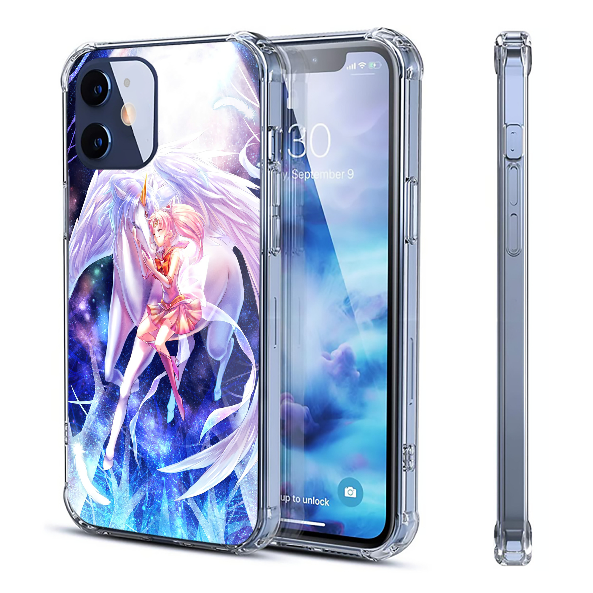 （画像用） 美少女戦士セーラームーン Sailor Moon 【iPhone 12シリーズ対応】透明スマホケース（クリアソフトケース）